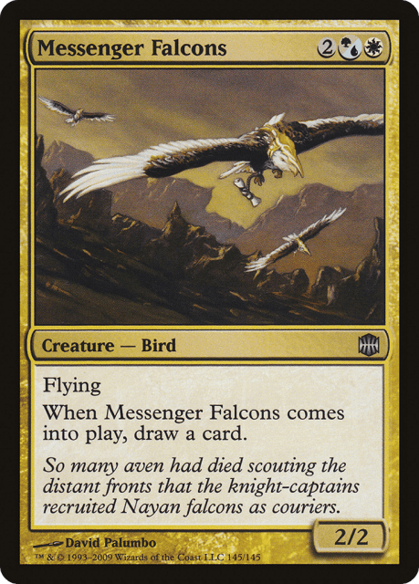 Messenger Falcons (145) — Alara Reborn