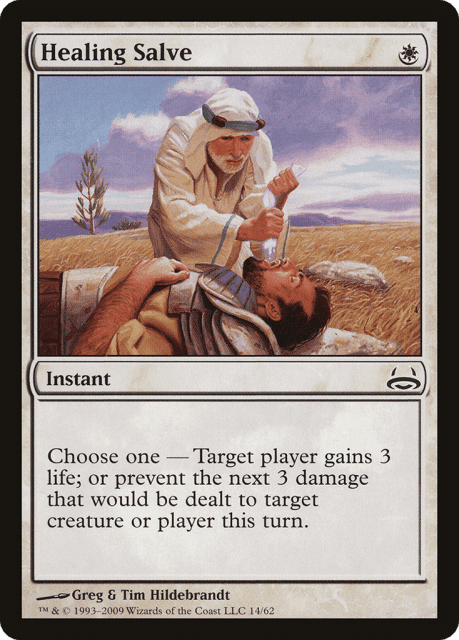 Healing Salve (14) — Duel Decks: Divine vs. Demonic