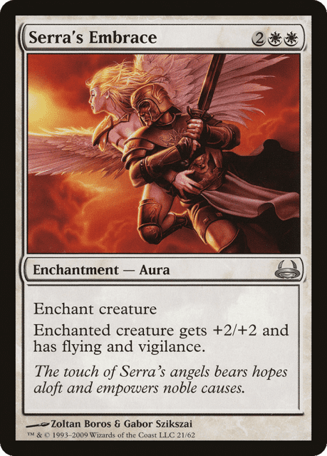 Serra's Embrace (21) — Duel Decks: Divine vs. Demonic