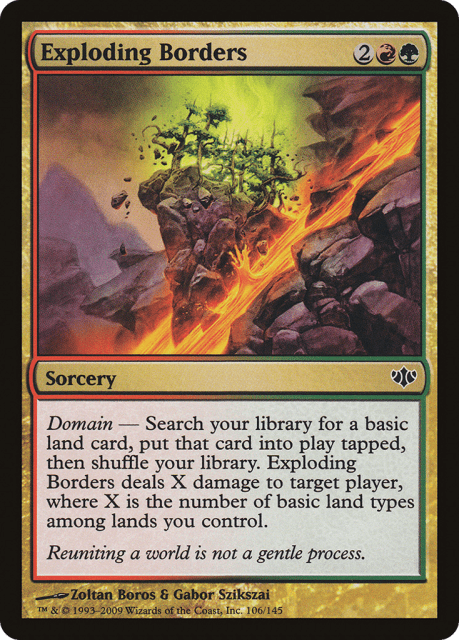 Exploding Borders (106) — Conflux