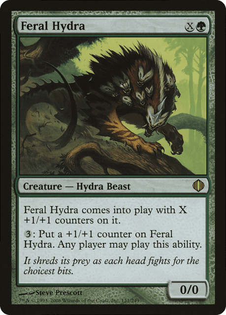 Feral Hydra (131) — Magic Player Rewards 2009