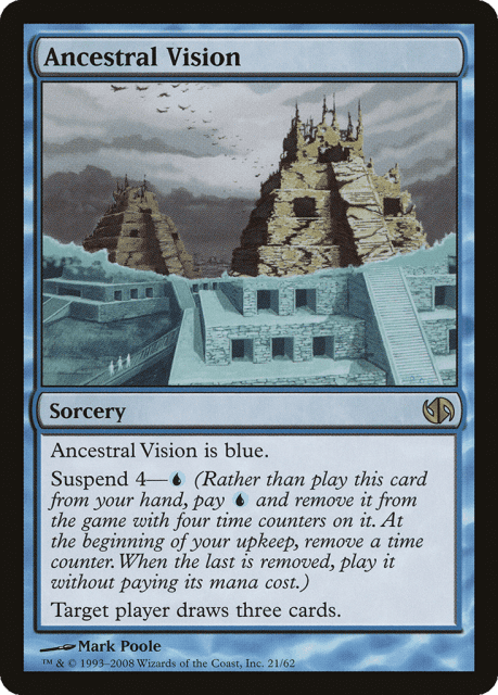 Ancestral Vision (21) — Duel Decks: Jace vs. Chandra