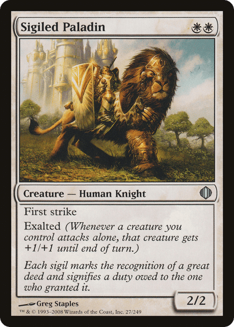 Sigiled Paladin (27) — Shards of Alara