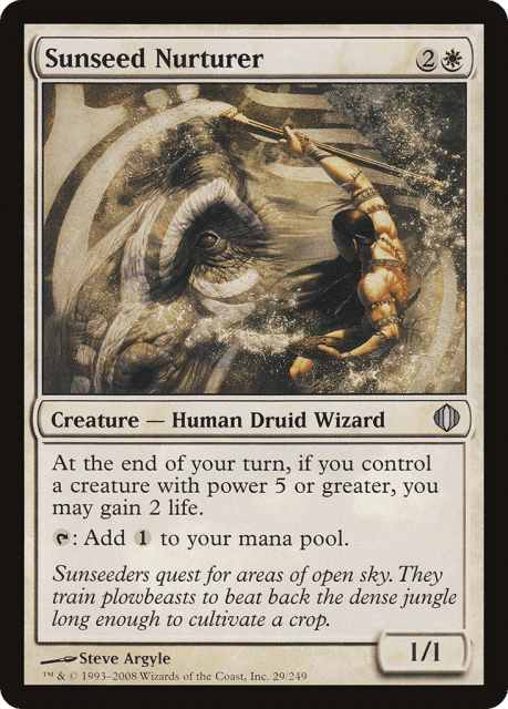 Sunseed Nurturer (29) — Shards of Alara