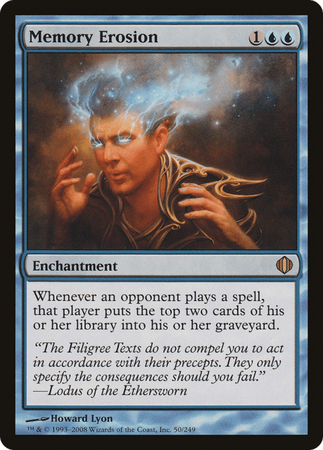Memory Erosion (50) — Shards of Alara