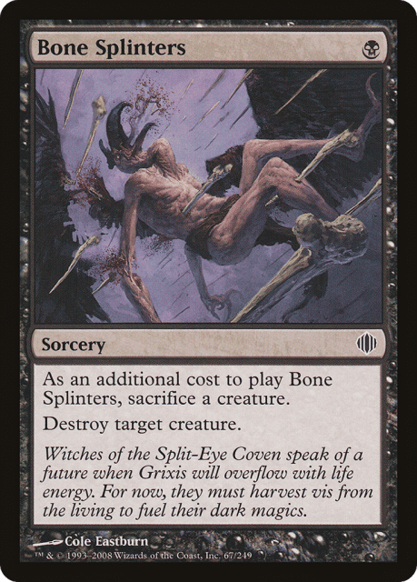 Bone Splinters (67) — Shards of Alara