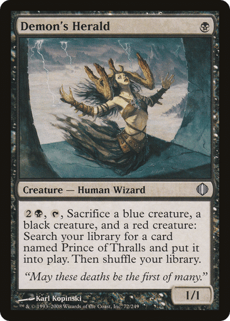 Demon's Herald (72) — Shards of Alara