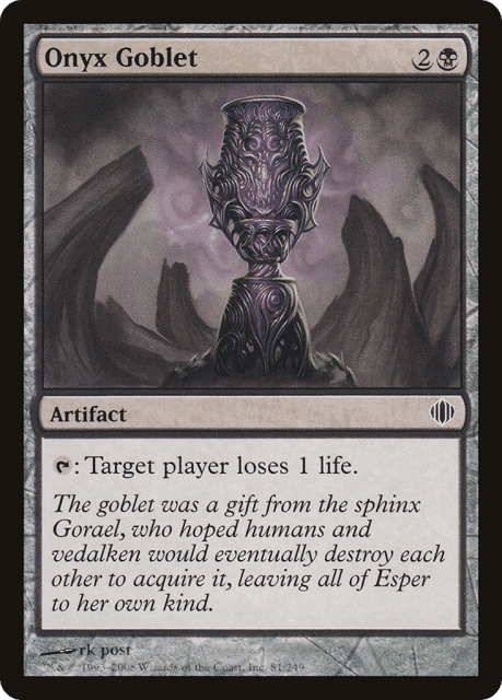 Onyx Goblet (81) — Shards of Alara