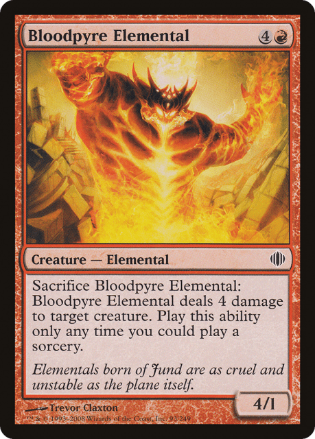 Bloodpyre Elemental (93) — Shards of Alara