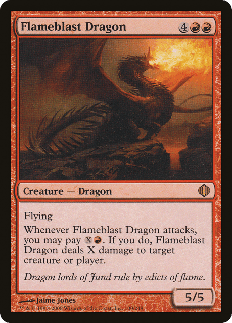 Flameblast Dragon (100) — Shards of Alara