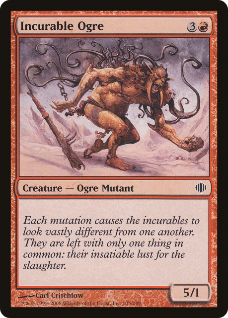 Incurable Ogre (105) — Shards of Alara
