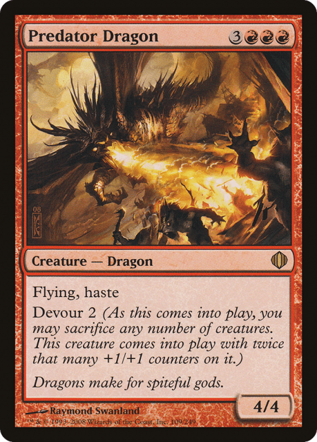 Predator Dragon (109) — Shards of Alara