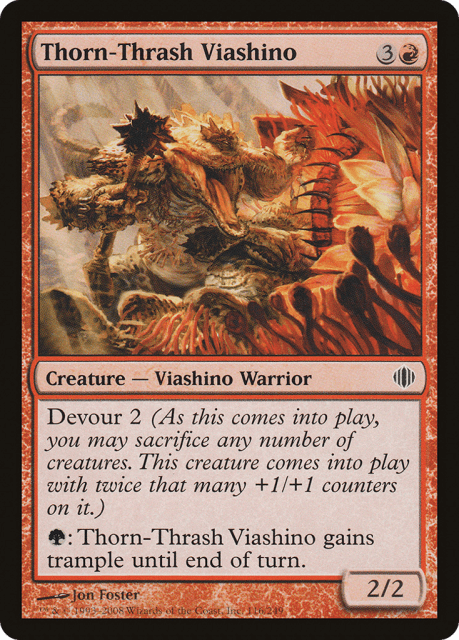 Thorn-Thrash Viashino (116) — Shards of Alara
