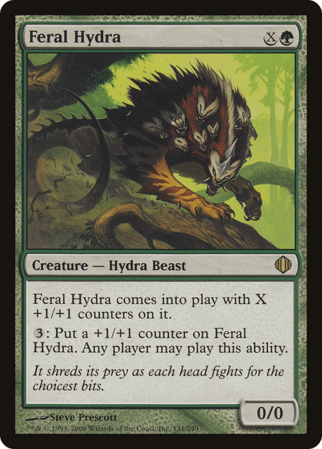 Feral Hydra (131) — Shards of Alara
