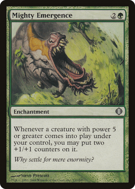 Mighty Emergence (137) — Shards of Alara