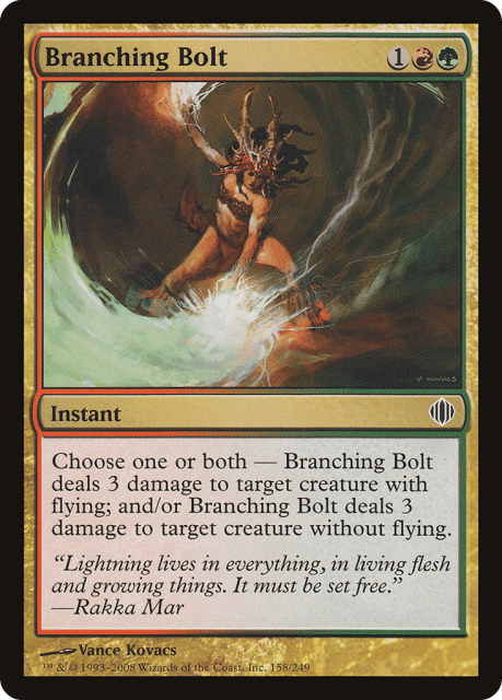 Branching Bolt (158) — Shards of Alara