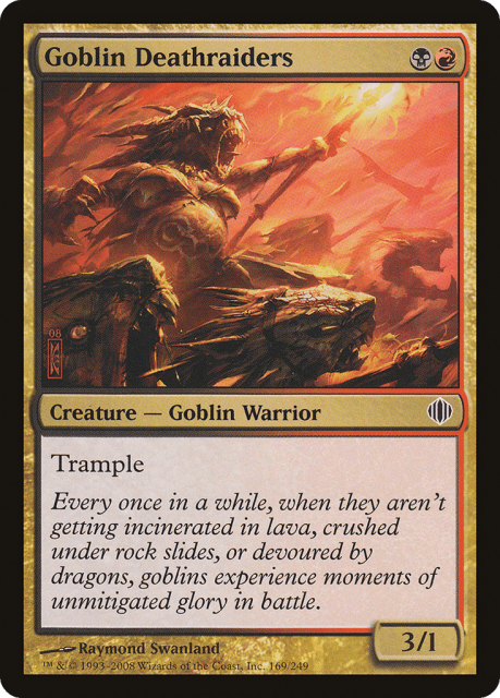 Goblin Deathraiders (169) — Shards of Alara