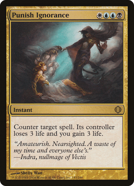 Punish Ignorance (183) — Shards of Alara
