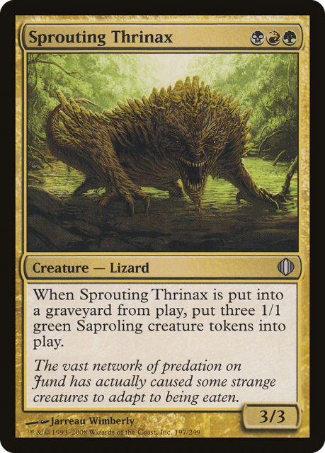 Sprouting Thrinax (197) — Shards of Alara