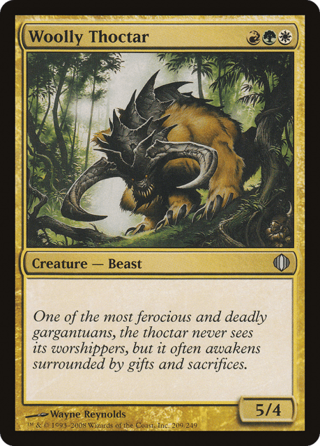 Woolly Thoctar (209) — Shards of Alara