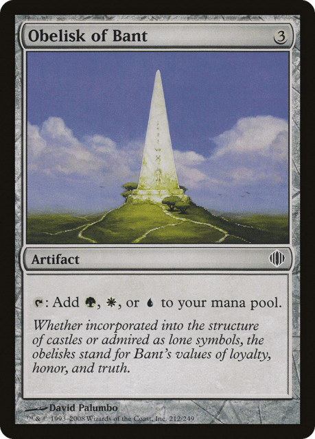 Obelisk of Bant (212) — Shards of Alara