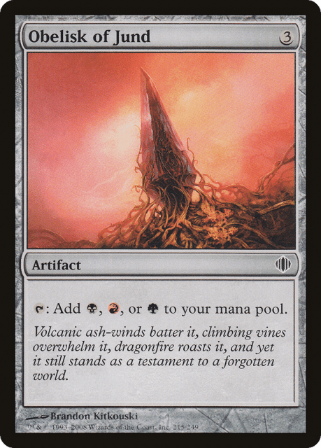 Obelisk of Jund (215) — Shards of Alara