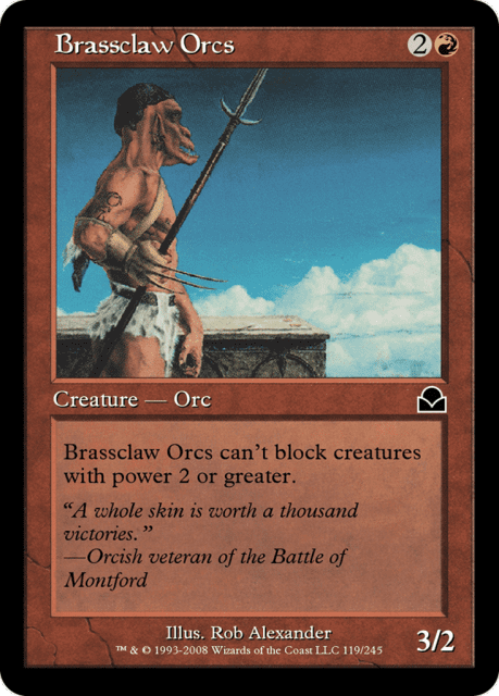 Brassclaw Orcs (119) — Masters Edition II