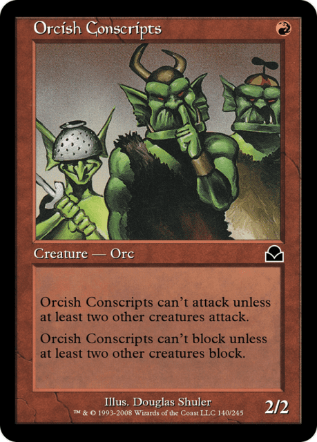 Orcish Conscripts (140) — Masters Edition II