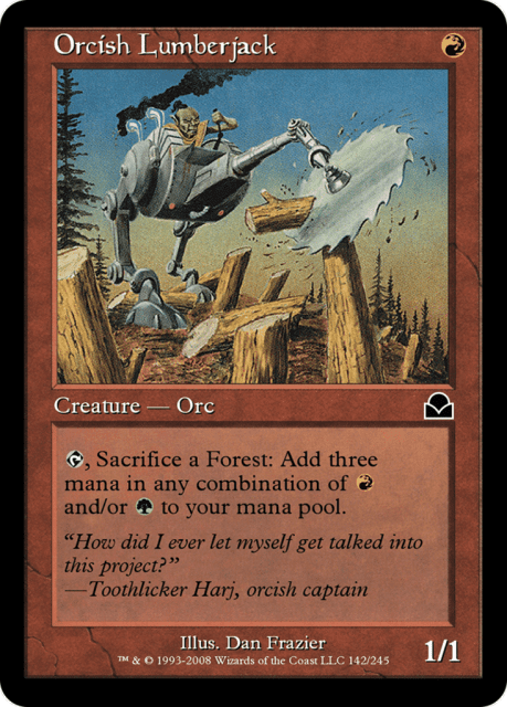 Orcish Lumberjack (142) — Masters Edition II