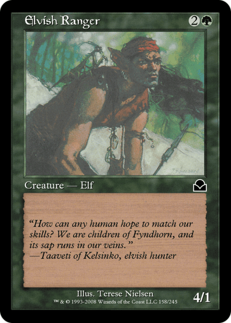 Elvish Ranger (158) — Masters Edition II