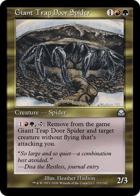 Giant Trap Door Spider (195) — Masters Edition II