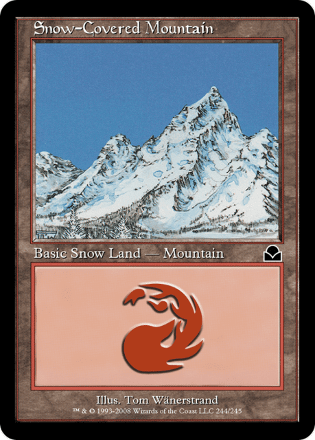 Snow-Covered Mountain (244) — Masters Edition II