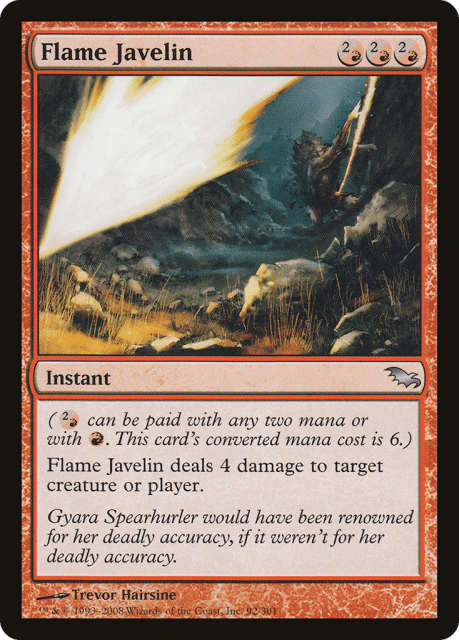 Flame Javelin (92) — Shadowmoor