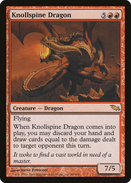 Knollspine Dragon (98) — Shadowmoor