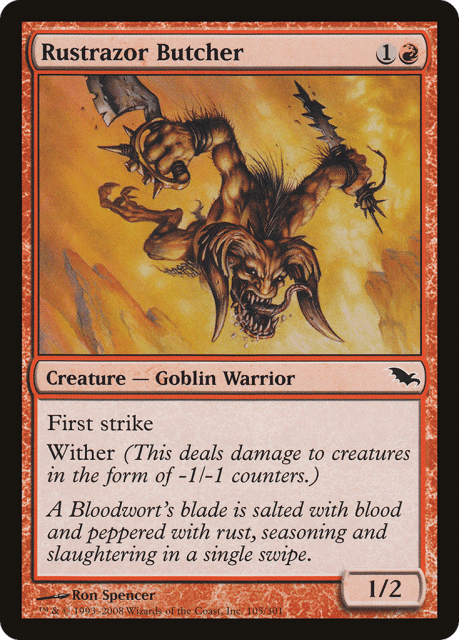 Rustrazor Butcher (105) — Shadowmoor