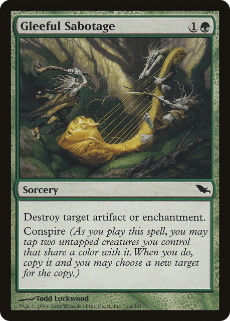Gleeful Sabotage (116) — Shadowmoor