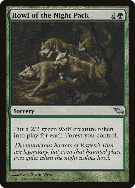 Howl of the Night Pack (119) — Shadowmoor