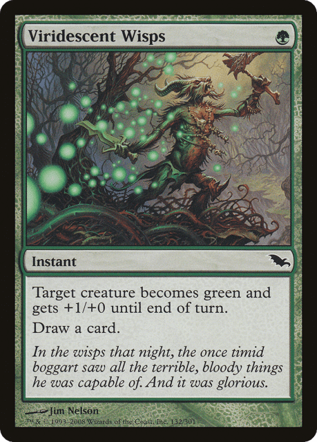 Viridescent Wisps (132) — Shadowmoor