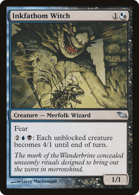 Inkfathom Witch (168) — Shadowmoor