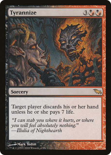 Tyrannize (201) — Shadowmoor