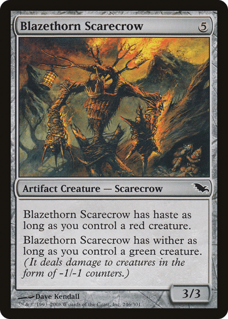 Blazethorn Scarecrow (246) — Shadowmoor