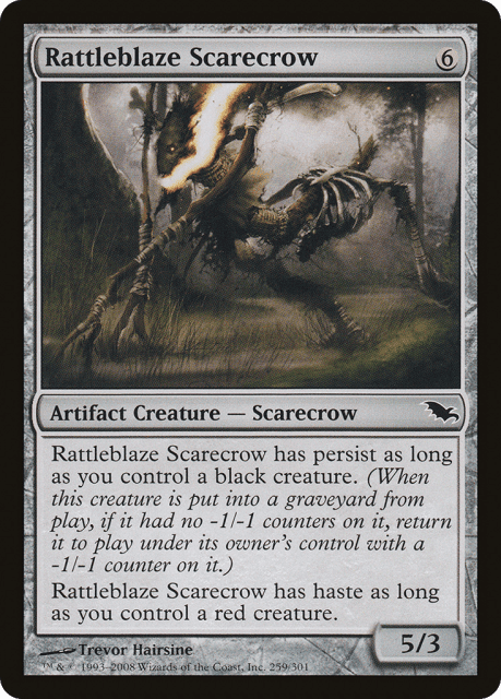 Rattleblaze Scarecrow (259) — Shadowmoor