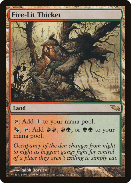 Fire-Lit Thicket (271) — Shadowmoor
