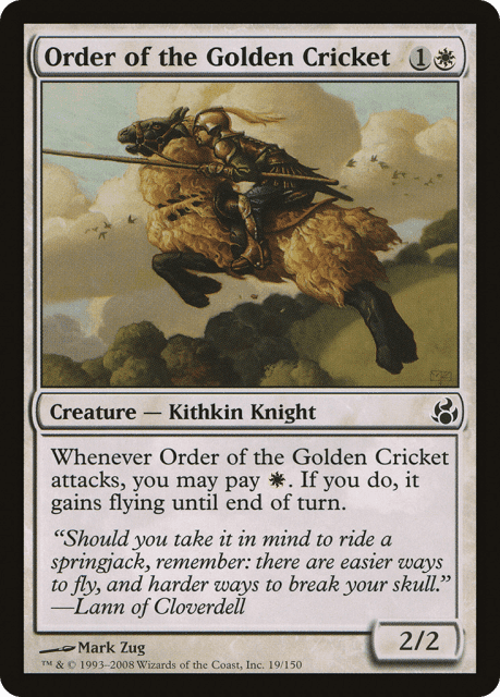 Order of the Golden Cricket (19) — Morningtide