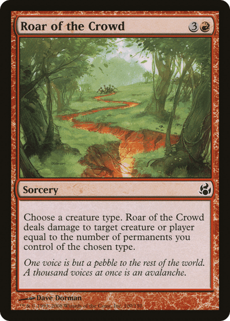 Roar of the Crowd (100) — Morningtide