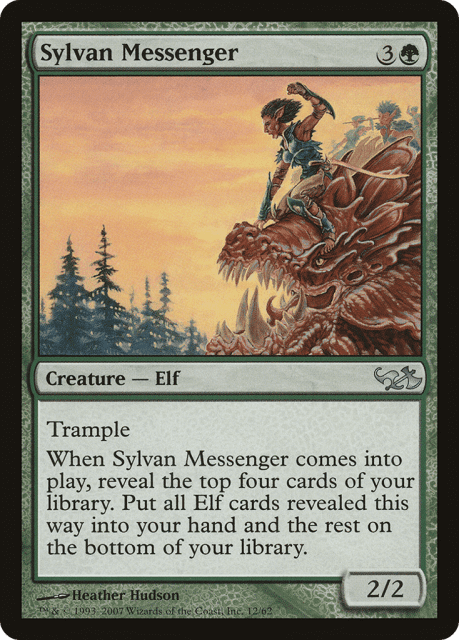 Sylvan Messenger (12) — Duel Decks: Elves vs. Goblins
