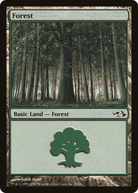 Forest (30) — Duel Decks: Elves vs. Goblins
