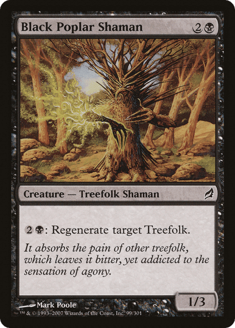 Black Poplar Shaman (99) — Lorwyn