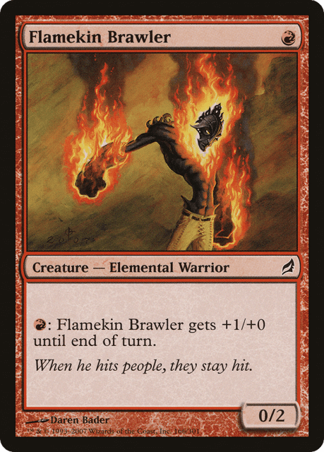 Flamekin Brawler (166) — Lorwyn