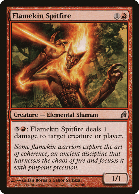 Flamekin Spitfire (168) — Lorwyn